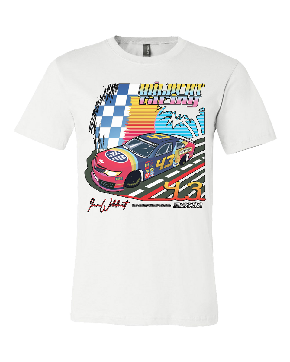 Wildcat Racing Tee - White