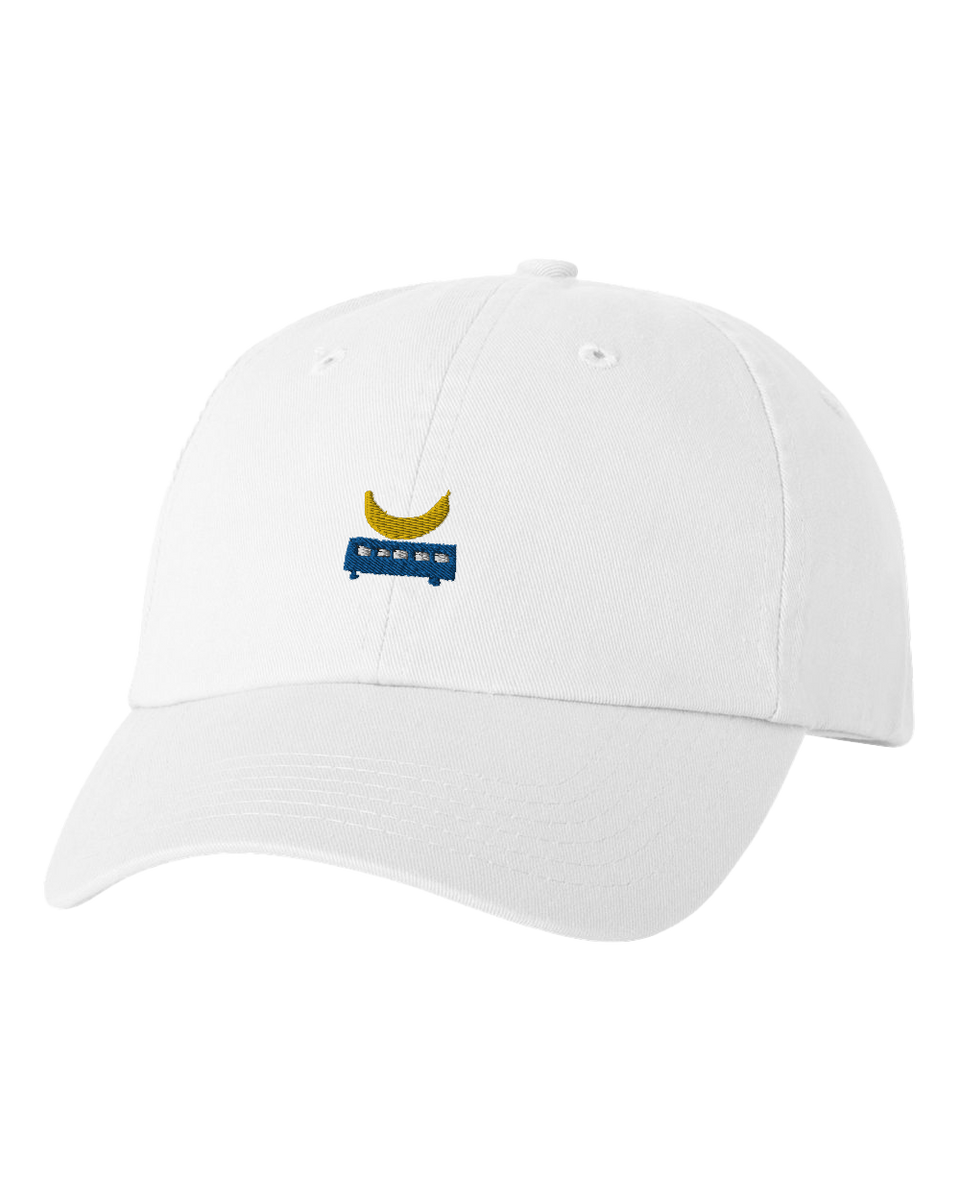 Banana Bus Dad Hat (White)